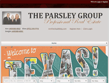 Tablet Screenshot of parsleygroup.com